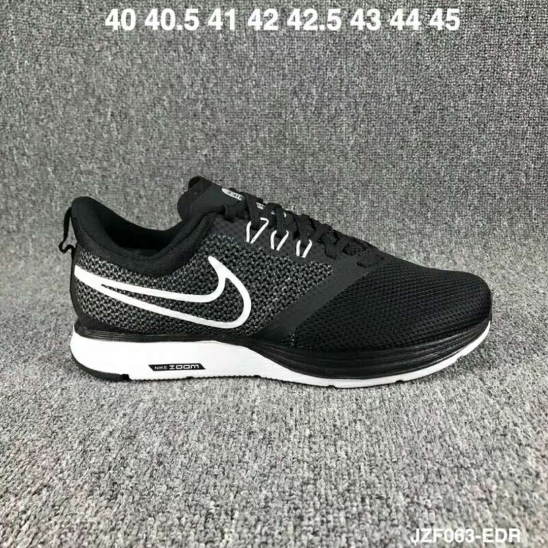 Nike Zoom Strike Black White Running Shoes